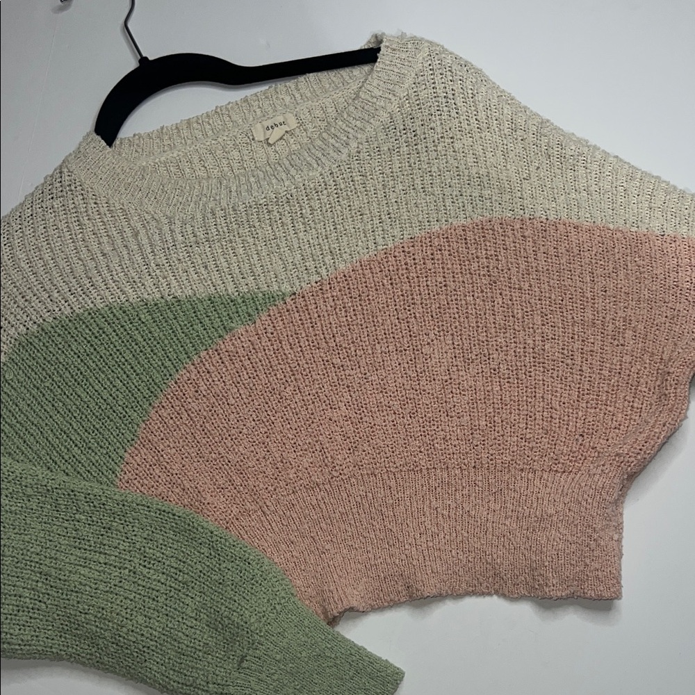 Debut Pastel Colorblock Sweater